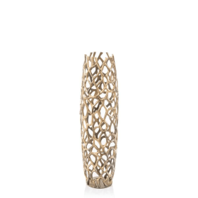 Rama Gold LG Twigs Barrel Floor Vase