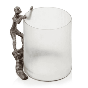 Trepador Chiseled Glass Hurricane
