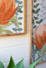 SET OF TWO FRAMED PRINTS UNDER GLASS - PROTEA