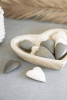 HAND CARVED WOODEN HEART BOWL