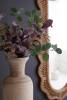 LARGE CARVED WOODEN VASE