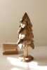 RUSTIC TEAK CHRISTMAS TREE - SMALL