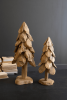 RUSTIC TEAK CHRISTMAS TREE - SMALL