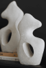 SET OF TWO PAPER MACHE SCULPTURES