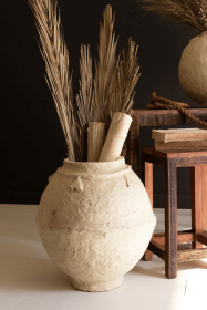 PAPER MACHE URN - 20" TALL