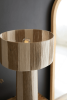 NATURAL AND KHAKI JUTE TABLE LAMP WITH SHADE