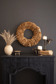 SPONGE MUSHROOM WREATH