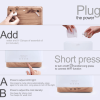 Cube Light Wood Smart WiFi Essential Oil Diffuser