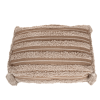 Parkland Collection Houman Transitional Beige Pouf