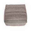 Parkland Collection Nadia Transitional Grayish Pouf