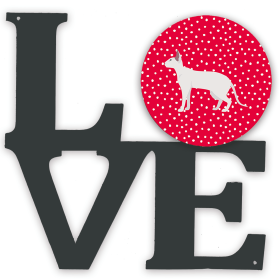 CK5677WALV Cat Love Metal Wall Artwork LOVE