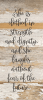 She is clothed in strength and dign... Wall Sign