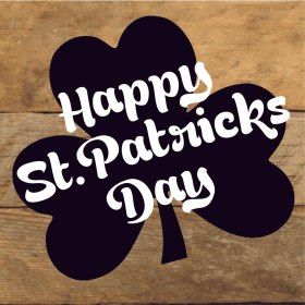 Happy St. Patricks Day... Wood Sign