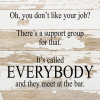 Oh, you don't like your job- There's a s... Wall Sign