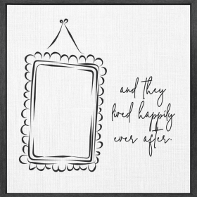 And they lived happily ever after... Framed Canvas
