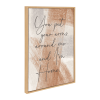 You put your arms around me and I'm... Framed Canvas