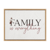 Family is everything... Framed Canvas