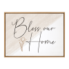 Bless our Home... Framed Canvas