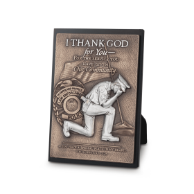 SculpturePlaque Moments Of Faith Police