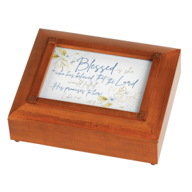 Jewelry Box Blessed Is She Luke 1:45