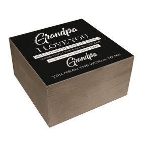 Keepsake Box Grandpa, I Love You More