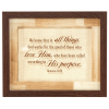 Framed Wall Art All Things Work Rom 8:28