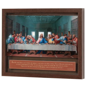 Framed Art Last Supper Luke 22:19-20