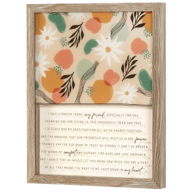 Framed Wall Art I Said A Prayer Today
