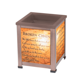 Broken Chain Glass Lantern Warmer