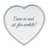 Heart Mirror Come Sit Awhile Sm Silver