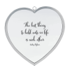 Heart Mirror Best Thing Hold Med Silver
