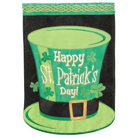 Flag Happy St Patricks Day Hat 29x42