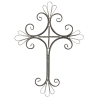 Wall Cross Metal 18H