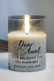 Led Candle Dear Aunt, You Are Loved