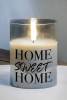 Led Candle Home Sweet Home 4In