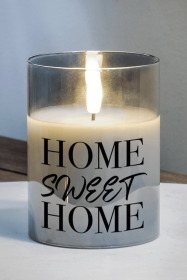 Led Candle Home Sweet Home 4In