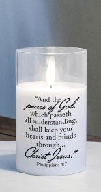 Led Candle Peace Of God, Phil 4:7