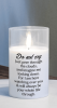 Led Candle Do Not Cry Just 5In
