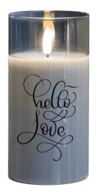 Led Candle Hello Love