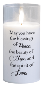 Led Candle May You Have Blessings