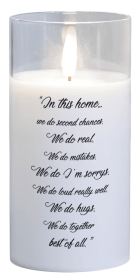 Led Candle In This Home-We Do Second