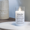 Led Candle Dad You Are Always 6In