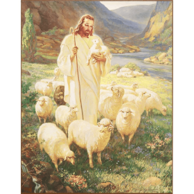 Plaque Wall The Good Shepherd Mdf