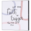 Wall Plaque Let Your Faith Be Bigger