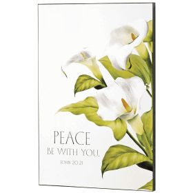 Wall Plaque Peace Be With You John 20:21