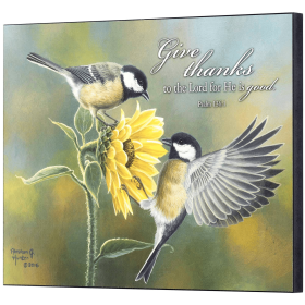 Food Fight Give Thanks Wall Plaque