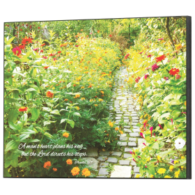 Wall Plaque A Mans Heart Provers 16:9