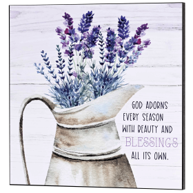 Wall Plaque Fresh Lavender God Adorns