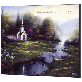Sunday Morning Matthew 18:20 Wall Plaque