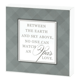 5X5 Plaque Wall Opa's Mdf